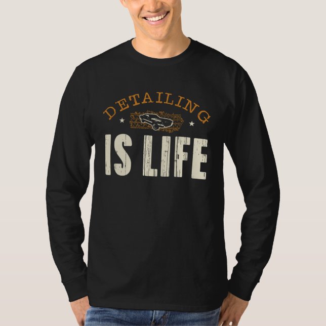 Detailing Is Life Race Brake Car Wheel Luxurious R T-Shirt (Front)