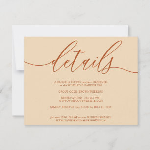 Details instructions wedding plan program
