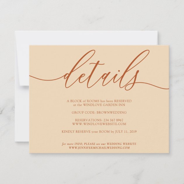 Details instructions wedding plan program