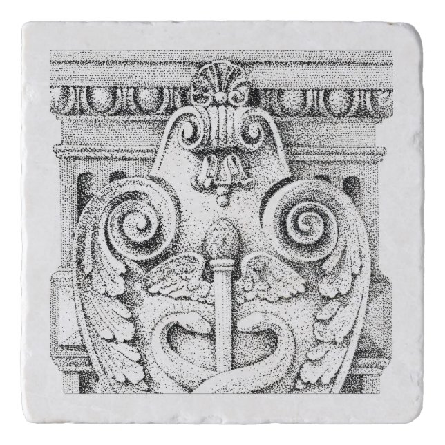DETAILS Marble Stone Trivet (Front)