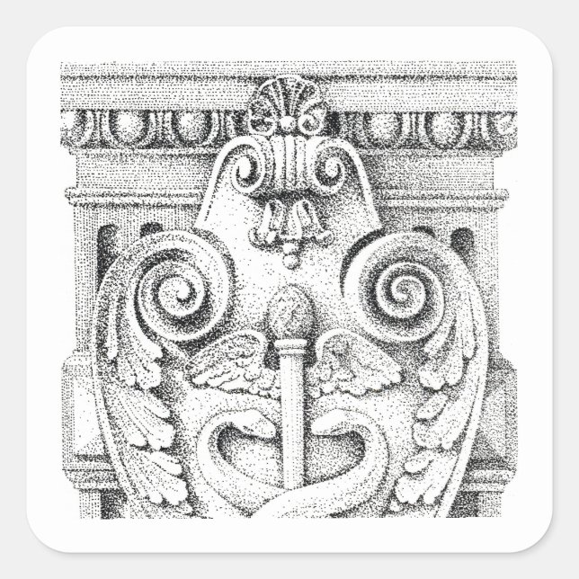 DETAILS Small Square Stickers (Front)