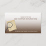 Detective Agency with Magnifying Glass & Document Business Card
