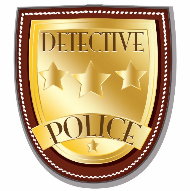 Detective Badge Cutout (Front)