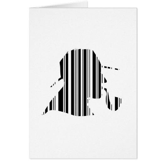 DETECTIVE BAR CODE Pipe Smoking Barcode Pattern Cards (Front)