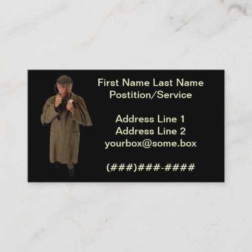 Detective Business Card