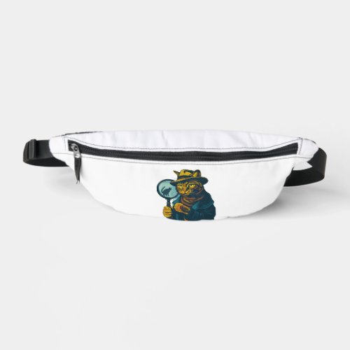 Detective Cat Mystery Fanny Pack