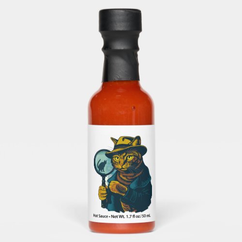 Detective Cat Mystery Hot Sauces