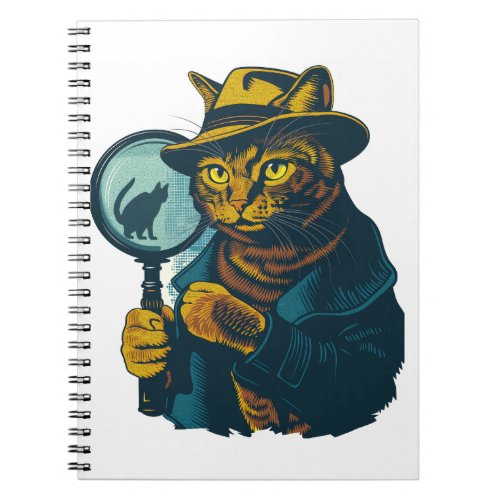 Detective Cat Mystery Notebook