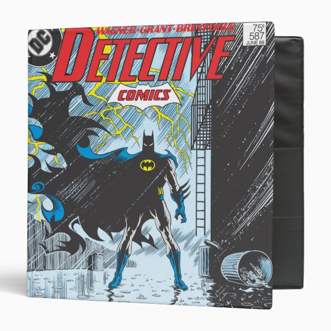 Detective Comics #587 3 Ring Binder (Front/Inside)