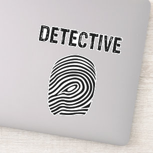 Detective, for detective sticker