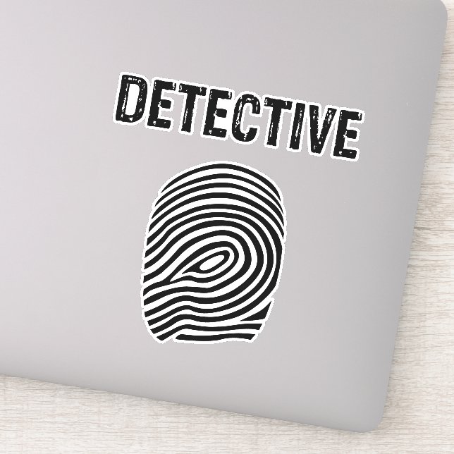Detective, for detective sticker (Detail)