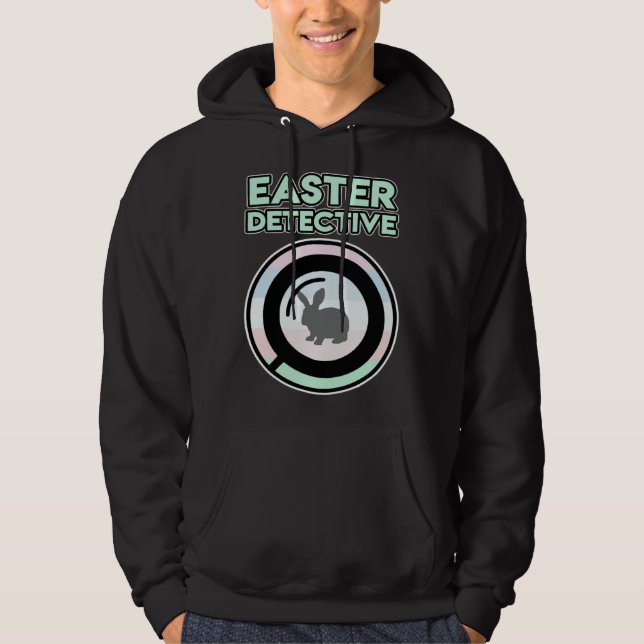 Detective for women at Easter Easter Detective Hoodie (Front)