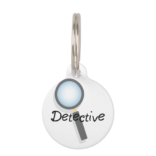 Detective Pet ID Tag (Front)
