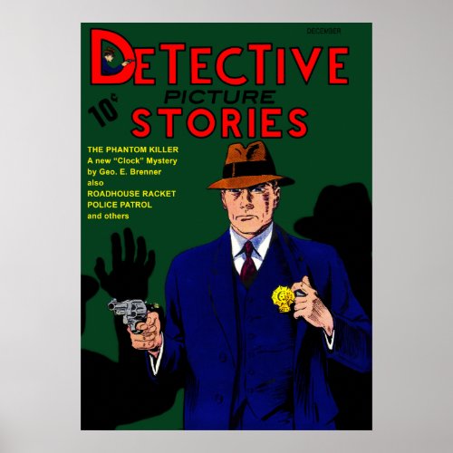 Detective Picture Stories N o1 Poster