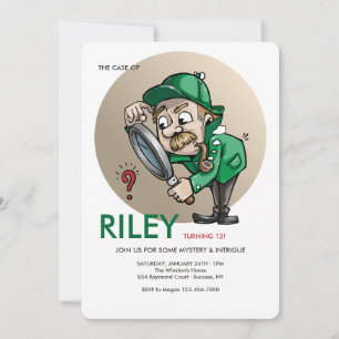 Detective Sherlock Invitation