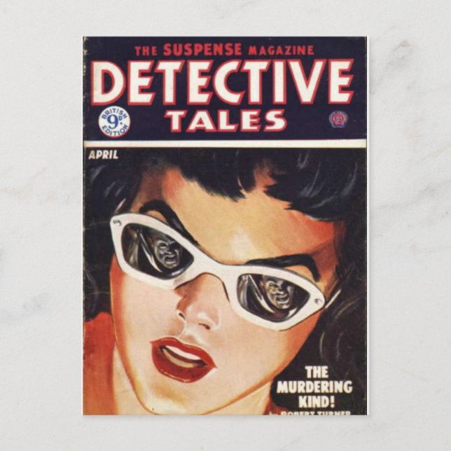 detective tales 1 postcard (Front)