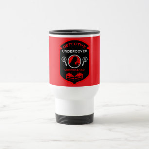 Detective-Themed Funny Gift Travel Mug