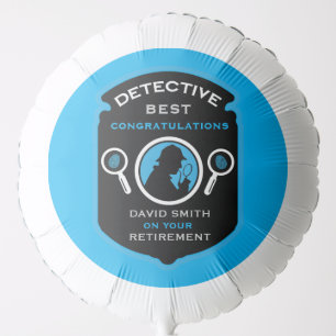 Detective-Themed Job Retirement Gift Balloon