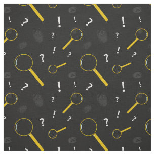 Detective's Crime Scene Fabric