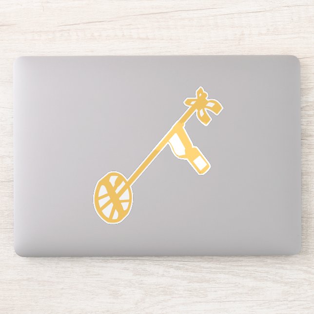 Detectorist Metal Detecting Sticker (Computer)