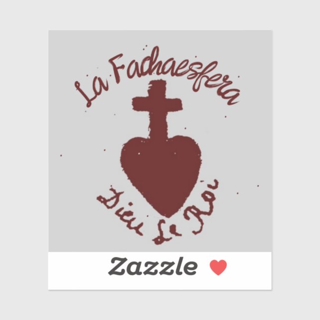 ¡Detente! SACRISTIA DE LA VENDÉE (Fachaesfera) Sticker (Sheet)