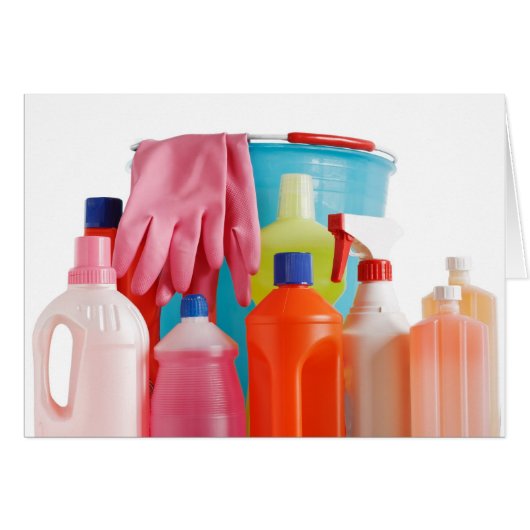 detergent bottles and bucket cards (Front Horizontal)