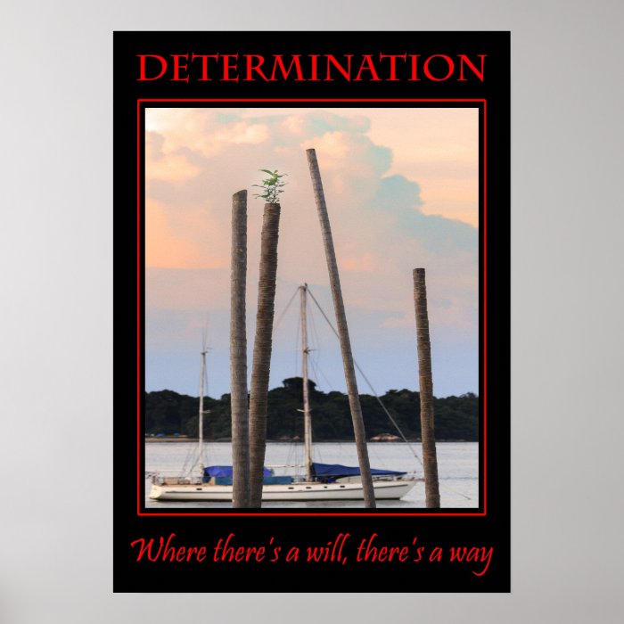 Determination Poster