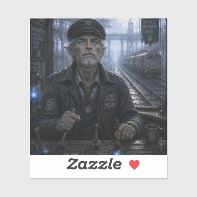 Determination / Train Driver / Endless Railway Sticker (Sheet)
