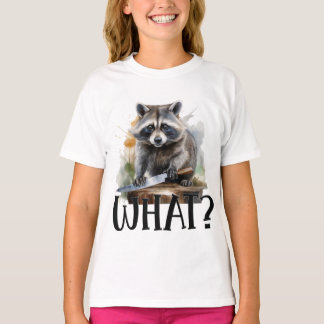 Determined Raccoon with a Kitchen Knife, what T-Shirt