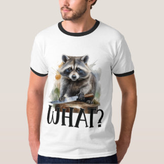 Determined Raccoon with a Kitchen Knife, what T-Shirt
