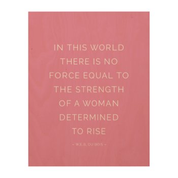 Determined Woman Inspirational Quote Pink Wall Art by ArtOfInspiration at Zazzle