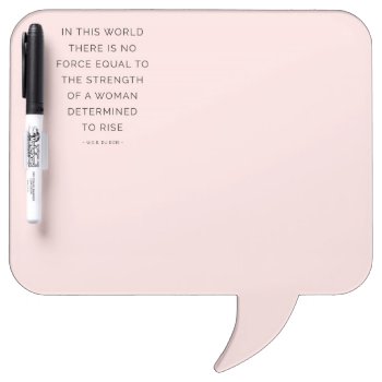 Determined Woman Inspiring Quotes Pink Whiteboards by ArtOfInspiration at Zazzle