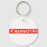 Detestable Stamp Keychain