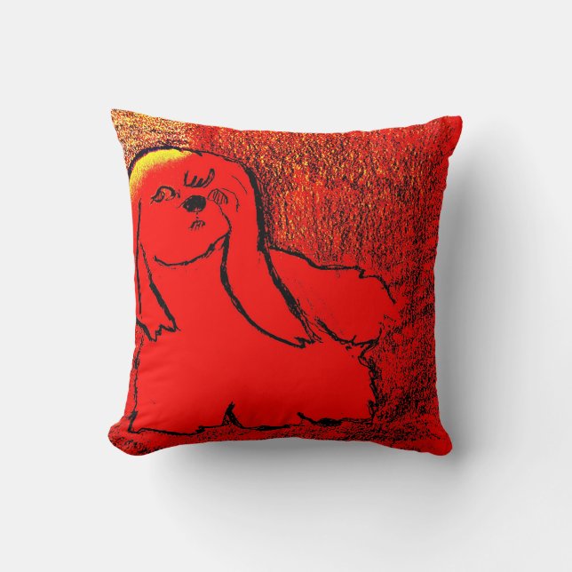 Dethrone The King Throw Pillow (Front)
