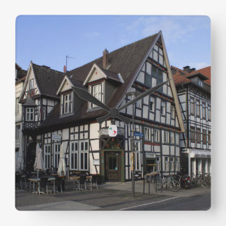 Detmold in Germany Square Wall Clock