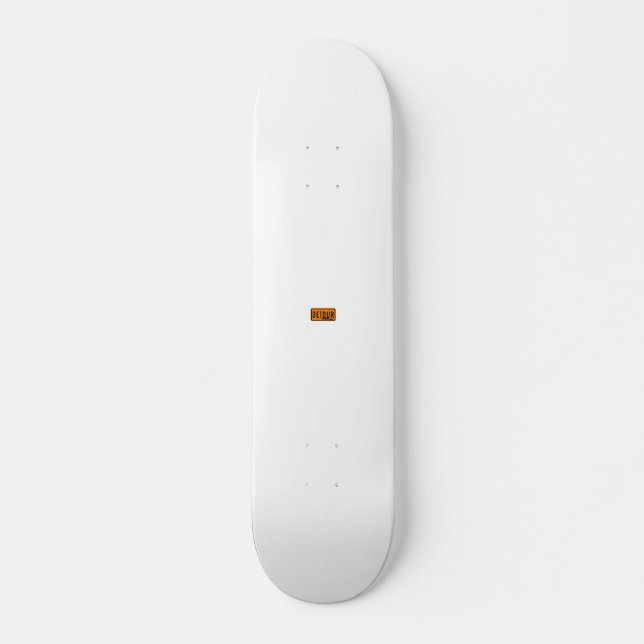 "Detour" Blank Complete Skateboard (Front)