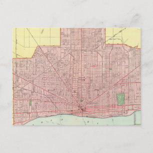 Detroit and Vicinity Postcard