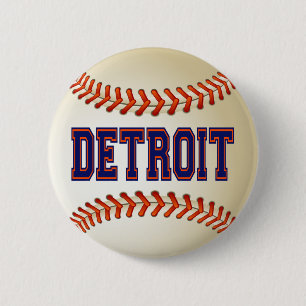 DETROIT BASEBALL PINBACK BUTTON