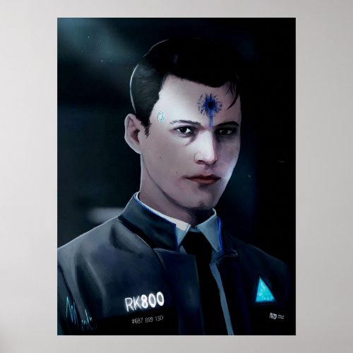 Detroit Become Human  Connor  Poster