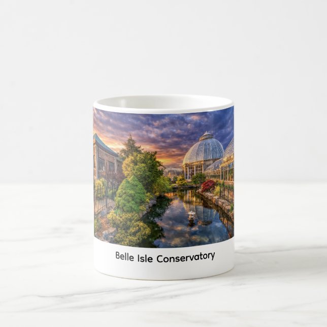 Detroit Belle Isle Conservatory Coffee Mug (Center)