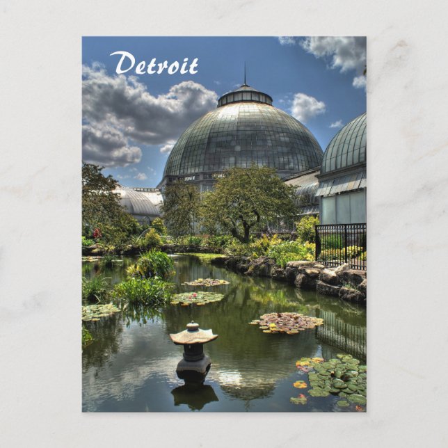 Detroit - Belle Isle Post Card (Front)
