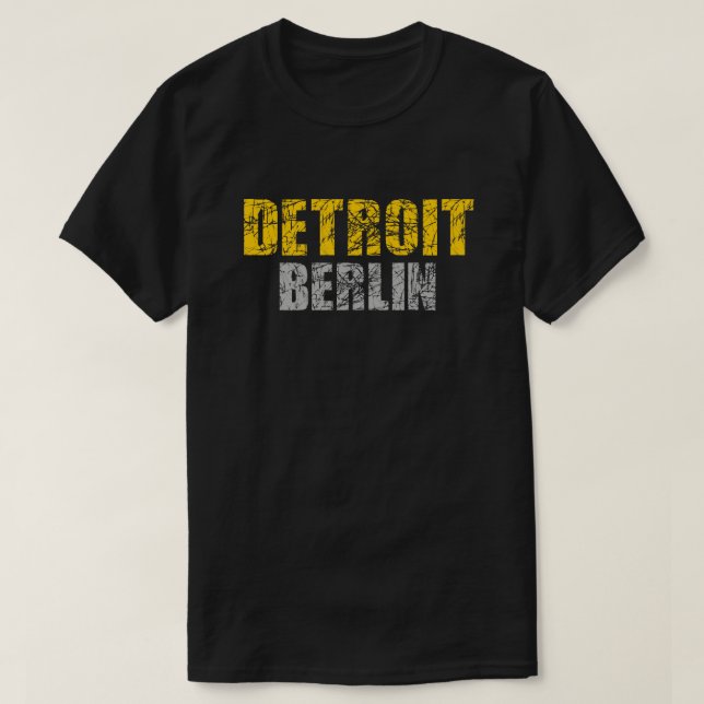 Detroit - Berlin Tshirt (Design Front)