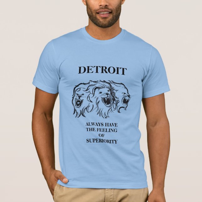 DETROIT BLUE T-Shirt (Front)