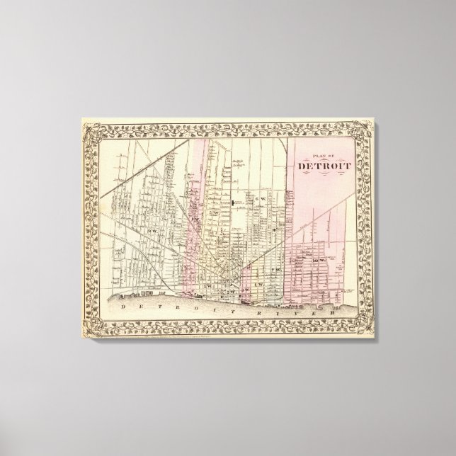 Detroit Canvas Print (Front)