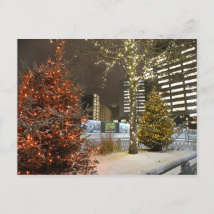 Detroit Christmas Post Card