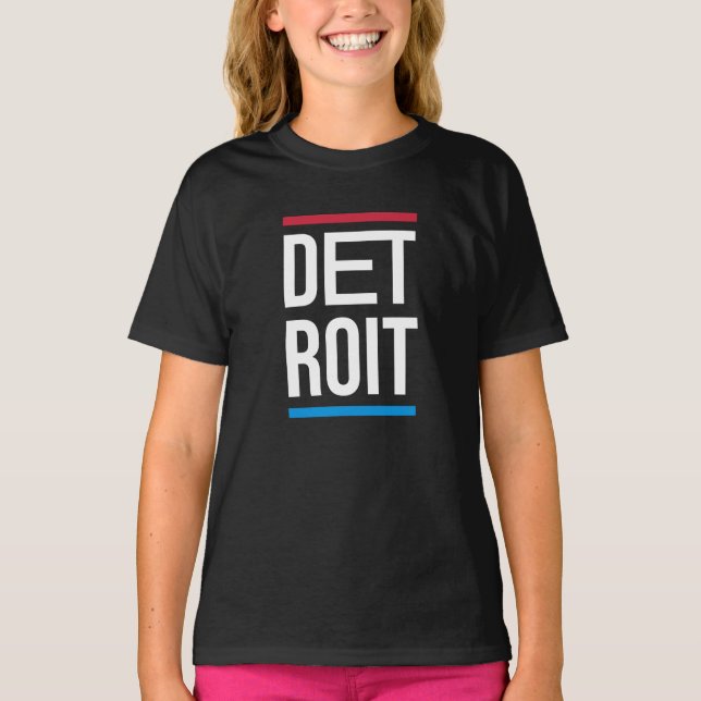 Detroit city logo design T-Shirt (Front)