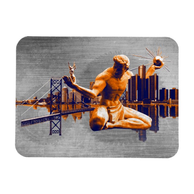 Detroit City Magnet (Horizontal)