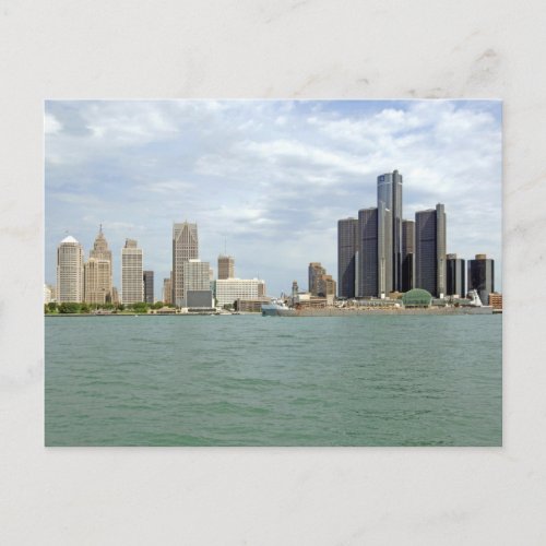 Detroit City Michigan Postcard