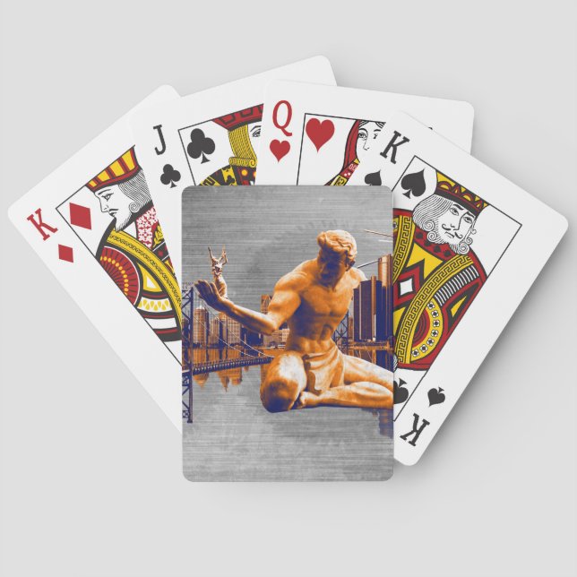 Detroit City Poker Cards (Back)