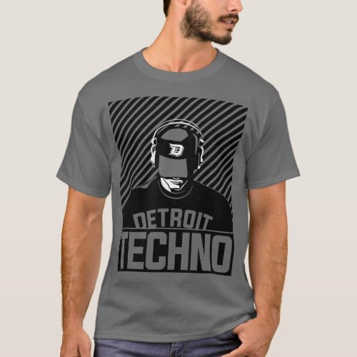 Detroit City Style Apparel _ Detroit Techno T_Shirt